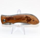 WILD AMERICA KNIFE-WOLF WOOD COLORADO WILD AMERICA KNIFE-WOLF WOOD COLORADO