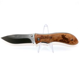 WILD AMERICA KNIFE-MOOSE WOOD COLORADO WILD AMERICA KNIFE-MOOSE WOOD COLORADO