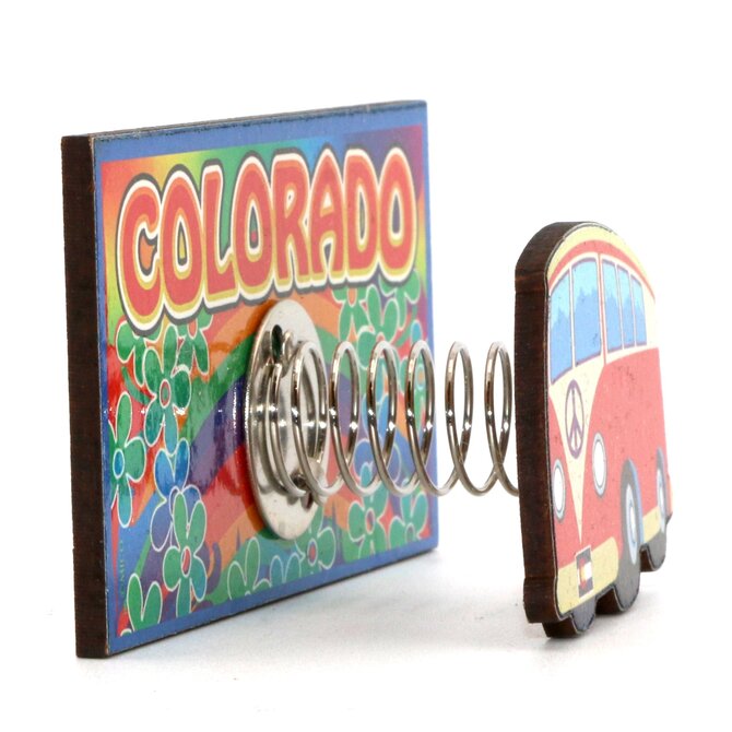 Monterey MAGNET-HIPPIE VAN SPRINGY COLORADO