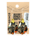 ZEN HILLS EARRING-WOLF/SUNSET