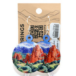 ZEN HILLS EARRING-GARDEN OF THE GODS/PIKES PEAL ROUND