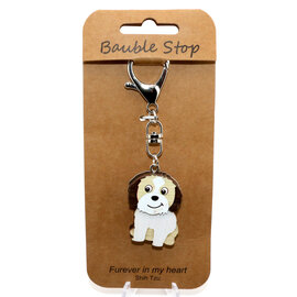 Wheeler Updated Skus KEY CLIP-DOG SHIH TZU BRWN/TAN/WHT Wheeler Updated Skus KEY CLIP-DOG SHIH TZU BRWN/TAN/WHT