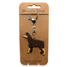 Wheeler Updated Skus KEY CLIP-DOG ROTTWEILER BRWN