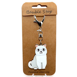 Wheeler Updated Skus KEY CLIP-CAT PERSIAN GRY/WHT