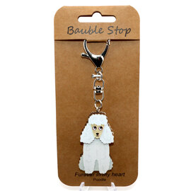 Wheeler Updated Skus KEY CLIP-DOG POODLE WHT
