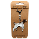Wheeler Updated Skus KEY CLIP-DOG GERMAN SHORT HAIRED POINTER BRWN/WHT