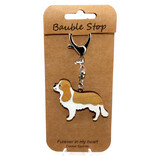 Wheeler Updated Skus KEY CLIP-DOG COCKER SPANIEL BRWN/WHT