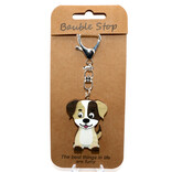 Wheeler Updated Skus KEY CLIP-DOG PUPPY BRWN