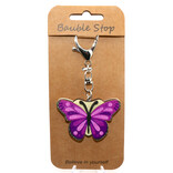 Wheeler Updated Skus KEY CLIP-BUTTERFLY PRPL/PNK