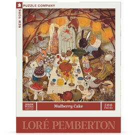NEW YORK PUZZLE CO Puzzle - Mulberry Cake 500PC NEW YORK PUZZLE CO Puzzle - Mulberry Cake 500PC