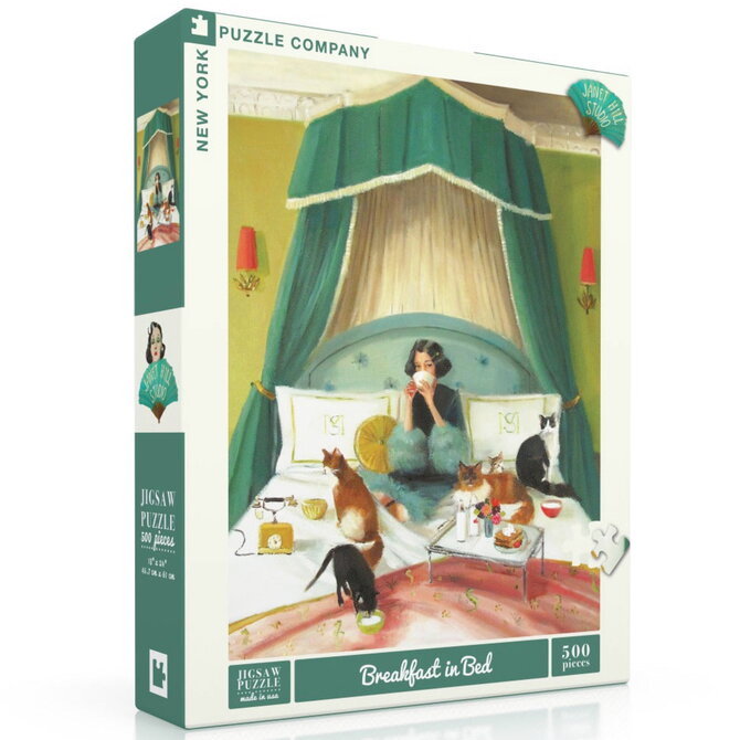 NEW YORK PUZZLE CO Puzzle - Breakfast In Bed 500PC