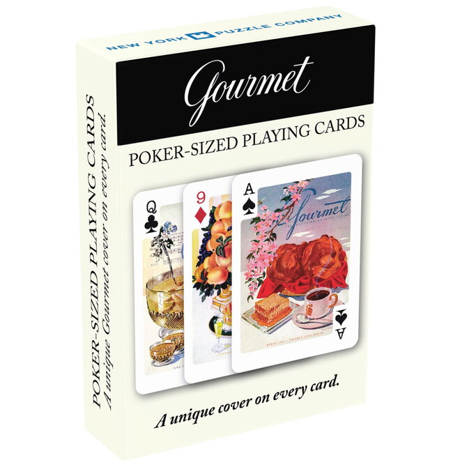 NEW YORK PUZZLE CO Playing Cards - Gourmet