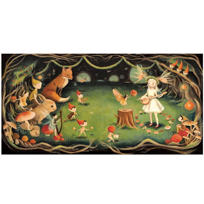 NEW YORK PUZZLE CO Puzzle - Elven Dream 80PC