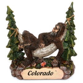 American Gift Corp Figurine - Bigfoot in Hammock 4.25"