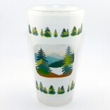 A&f Souvenir Pint Glass - Trees/Mountains White Colorado Rocky Mountains