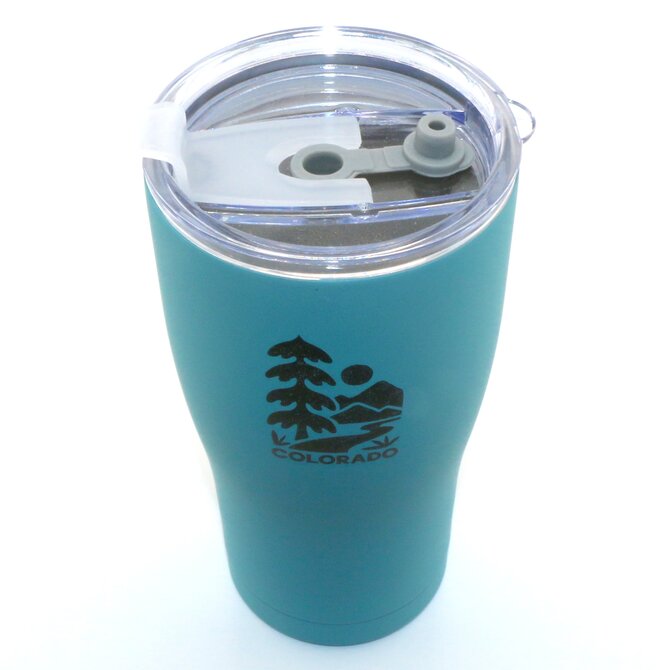 A&f Souvenir Tumbler - Tree/Mountain Blue Colorado