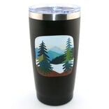 A&f Souvenir Tumbler - Mountain Scene Black CO/Rocky Mountains
