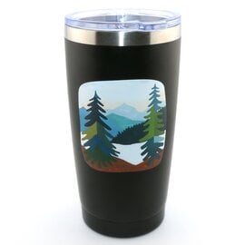 A&f Souvenir Tumbler - Mountain Scene Black CO/Rocky Mountains