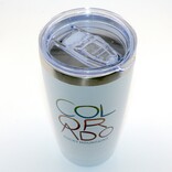 A&f Souvenir Tumbler - Mountain Scene White CO/Rocky Mountains