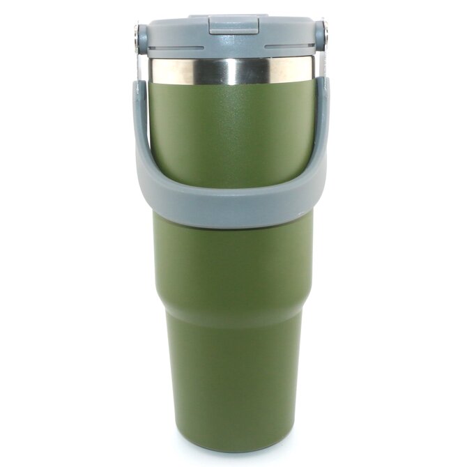 A&f Souvenir Tumbler - Tree/Mountain Green Carry Handle