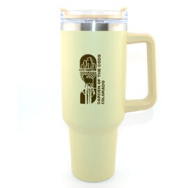 A&f Souvenir Tumbler - Cream w/Handle Garden of the Gods Colorado A&f Souvenir Tumbler - Cream w/Handle Garden of the Gods Colorado