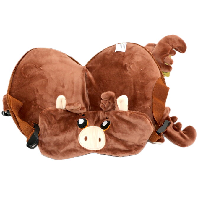 AMERICAN DREAMERS Travel Pillow - Moose