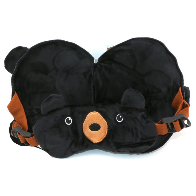 AMERICAN DREAMERS Travel Pillow - Black Bear