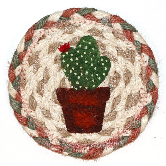 Capitol Importing Co Coaster - Prickly Cacti In Pot