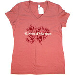 Ocean Beach Company Women's V Neck - Vintage Flower Tee