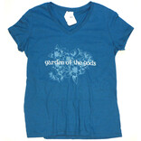 Ocean Beach Company Women's V Neck - Vintage Flower Tee