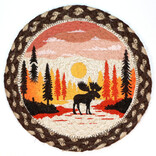 Capitol Importing Co Swatch - Moose Crossing 10" Round