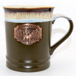 AMERICAWARE Mug - Brown Drip Elk Copper