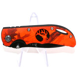 RIDGEWAY KNIFE-ELK CAMO ORNG 3"