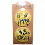 Carson Inc Car Coaster - 2 Piece Bee