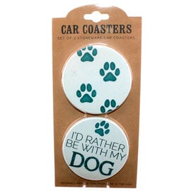 Carson Inc Car Coaster - 2 Piece Dog