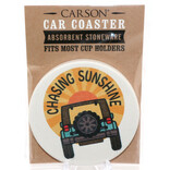 Carson Inc Car Coaster - Chasing Sunshine Jeep