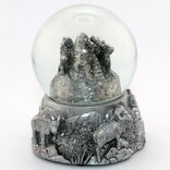 AMERICAWARE Snow Globe - Elk Metal Colorado 65mm