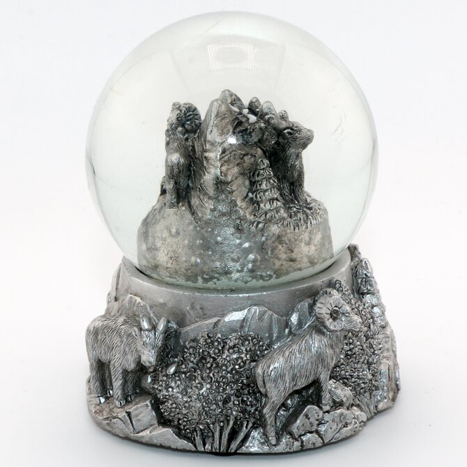 AMERICAWARE Snow Globe - Elk Metal Colorado 65mm