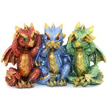 George S Chen Figurine - Dragon 3 No Evil 5.5"