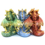 George S Chen Figurine - Dragon 3 No Evil 5.5"