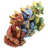 George S Chen Figurine - Dragon 3 No Evil 5.5"