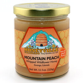HONEYVILLE Jar - Mountain Peach Whip 11.5oz HONEYVILLE Jar - Mountain Peach Whip 11.5oz