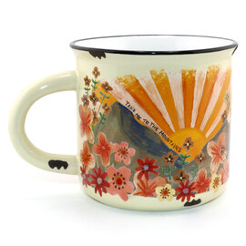 Natural Life Mug - Mountain Range Cream Natural Life Mug - Mountain Range Cream