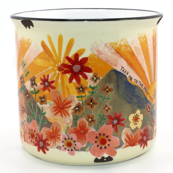 Natural Life Mug - Mountain Range Cream