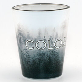 Sanborn Souvenir Co. Inc. Shot - Foggy Trees Colorado Sanborn Souvenir Co. Inc. Shot - Foggy Trees Colorado