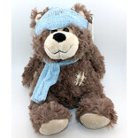 Sanborn Souvenir Co. Inc. Plush - Bear Blue Cap/Scarf