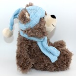 Sanborn Souvenir Co. Inc. Plush - Bear Blue Cap/Scarf
