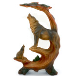 SLIFKA SALES COMPANY Wolf in Log - 8.5"