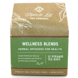 Piper & Leaf Wholesale Tea Box - Wellness Variety Piper & Leaf Wholesale Tea Box - Wellness Variety