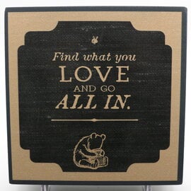 Demdaco/misc Product Wall Art - Winnie the Pooh All In 6" Demdaco/misc Product Wall Art - Winnie the Pooh All In 6"